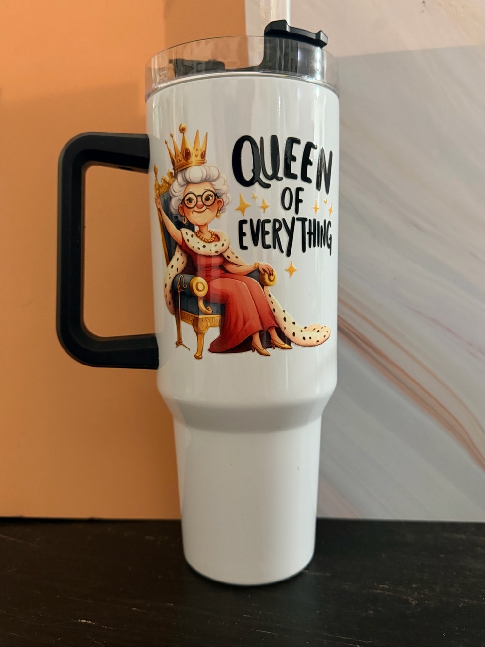 32 oz Grandma Queen of Everything Sassy Since Birth Stainless Steel Tumbler